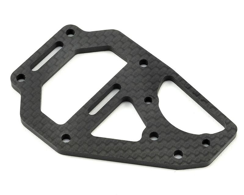 Tekno RC EB410/ET410 Carbon Fiber Center Differential Top Plate &amp; Fan Mount #TKR6635C