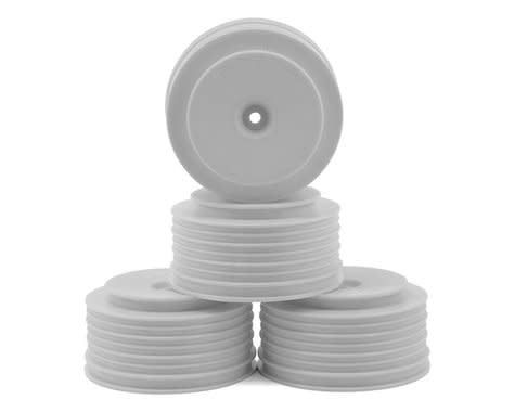 DE Racing 12mm Hex "Speedline PLUS" Short Course Wheels (White) (4) (SC5M) #DER-PS4-AW