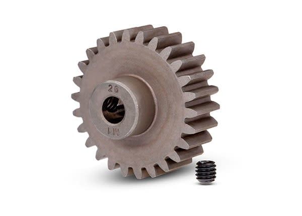 Traxxas Gear, 26-T pinion (1.0 metric pitch) (fits 5mm shaft)/ set screw #6497
