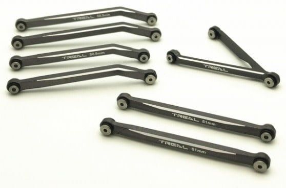 #X002Y9H0W7 Treal Aluminum 7075 High Clearance Links Set for SCX24 C-10 Jeep