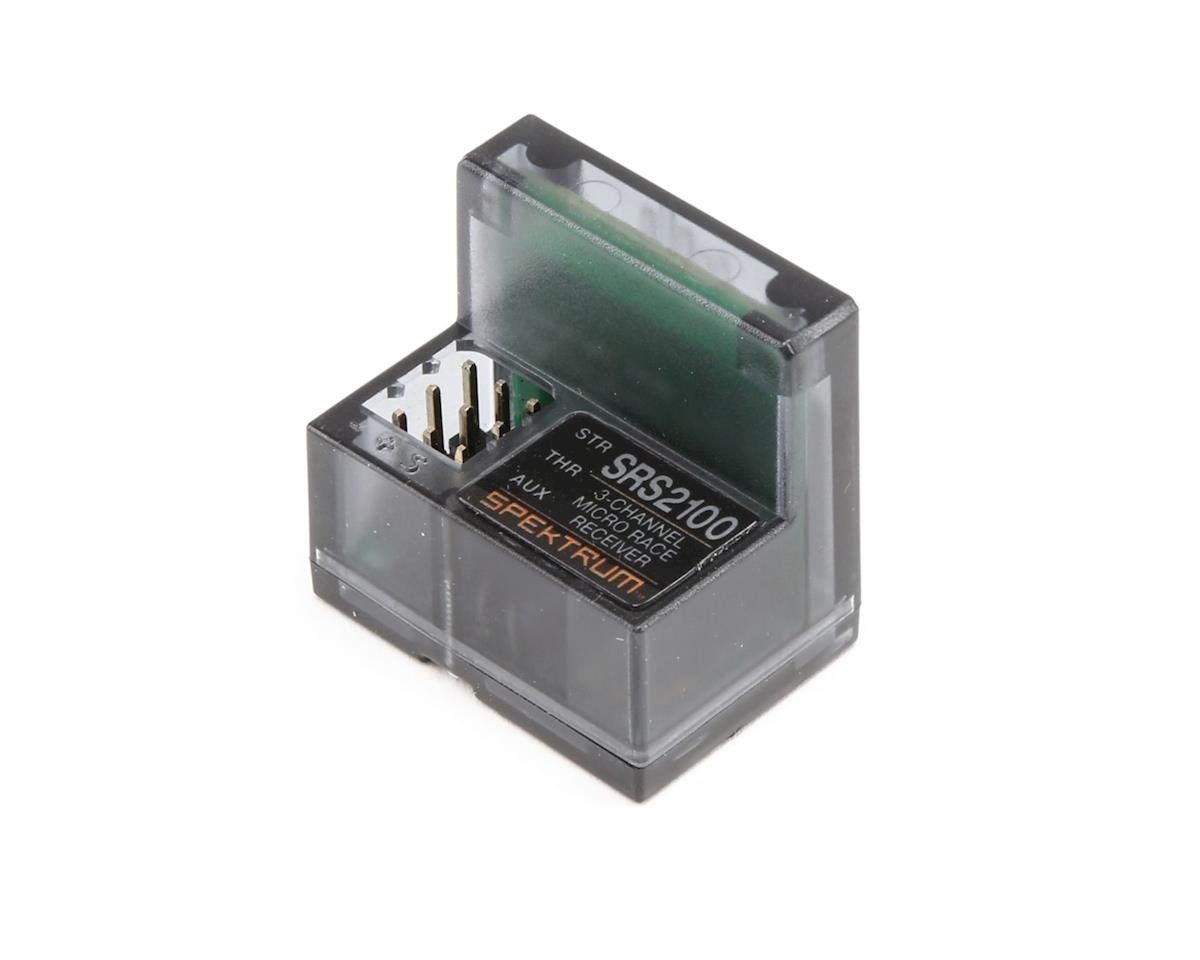 #SPMSR2100 Spektrum RC SR2100 Micro 3-Channel DSMR Race Surface Receiver w/Internal Antenna