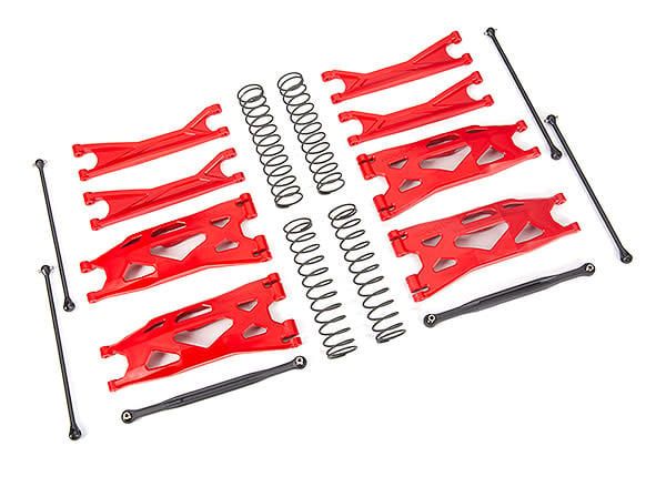#7895R Traxxas WideMaxx Suspension Kit (Red)
