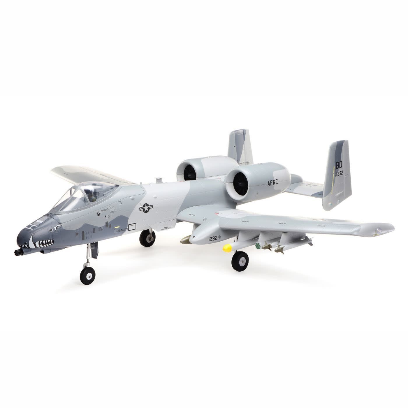 #EFL01150 E-Flite A-10 Thunderbolt II 64mm EDF BNF Basic with AS3X and SAFE Select
