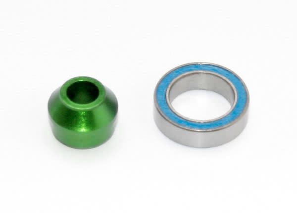 #6893G Traxxas Aluminum Slipper Shaft Bearing Adapter w/Bearing (Green)