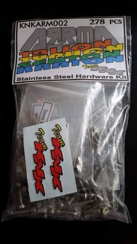 #KNKARM002 Team KNK (278 pcs) Arrma Talion/Typhon/Senton/Kraton Stainless Hardware Kit