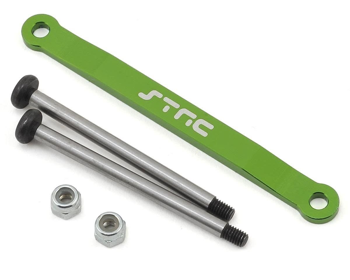 #ST2532XG ST Racing Concepts Stampede/Bigfoot Aluminum Front Hinge Pin Brace (Green) Heavy Duty