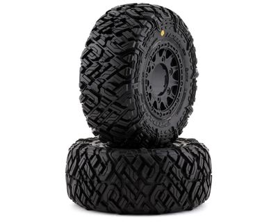 #PRO1018210 Pro-Line Icon SC Pre-Mounted Tires w/Raid Wheels (Black) (2) (M2) w/Removable 12mm Hex