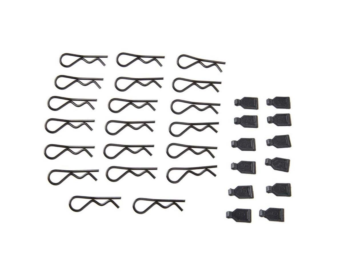 DuraTrax 1/8 Body Clip Set w/Rubber Pull Tabs