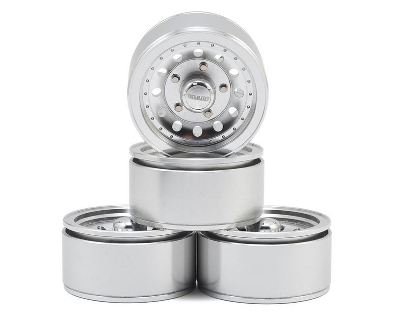 #Z-W0268 RC4WD Ultra 1.55" Beadlock Wheels (Silver) (4)