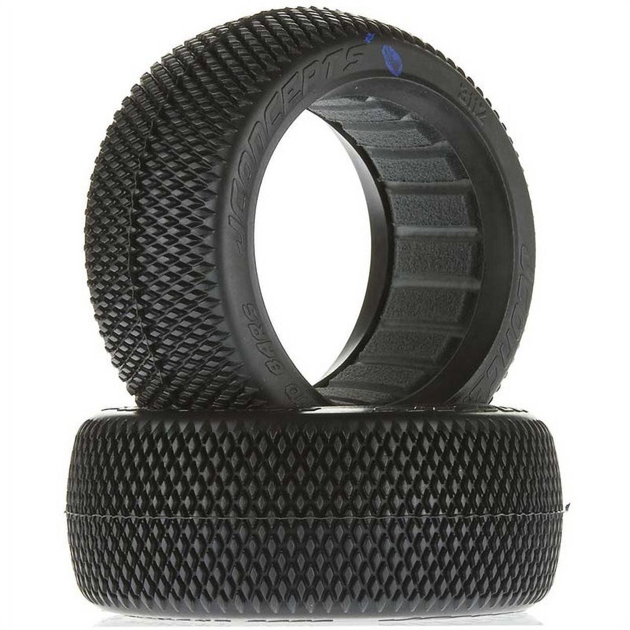 #3112-01 JConcepts Diamond Bars 1/8 Buggy Tires (2) (Blue)