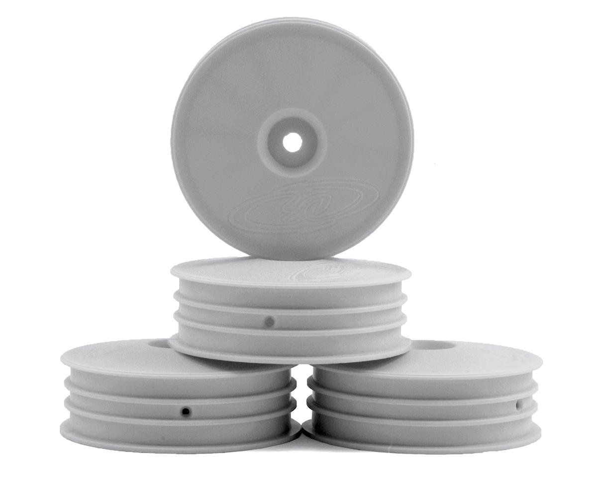 DE Racing Speedline Slim 2.2" 2WD Buggy Front Wheel (White) (4) (22 4.0) w/12mm Hex #DER-SB4-SLW