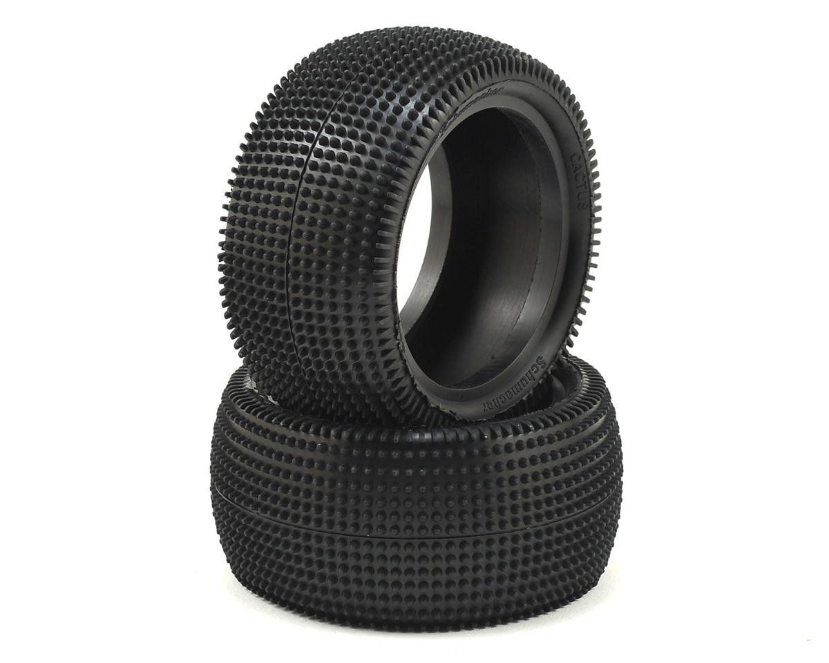 Schumacher Cactus 2.2" Rear 1/10 Buggy Carpet Tire (2) (Yellow) #U6838