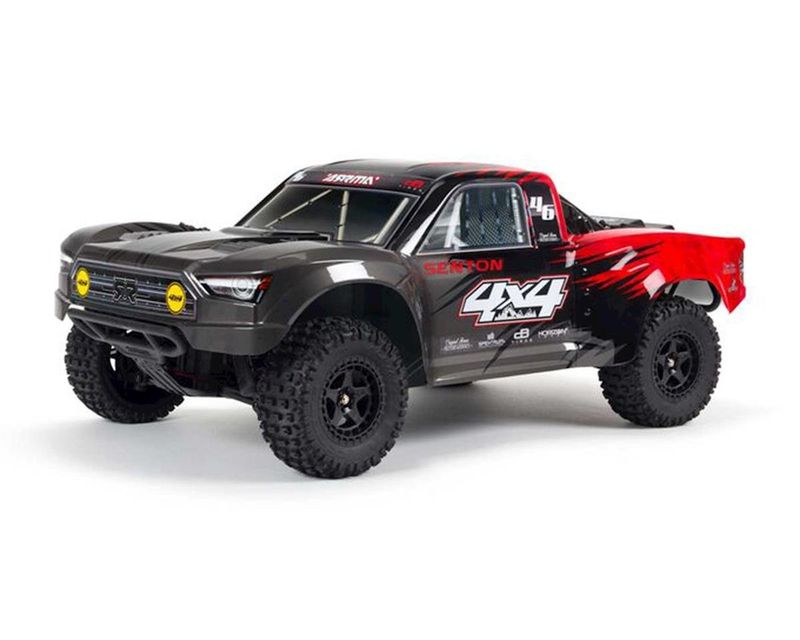 Arrma Senton 4x4 V3 550 Mega RTR 1/10 Short Course Truck (Red) w/Spektrum SLT3 2.4GHz Radio #ARA4203V3T1