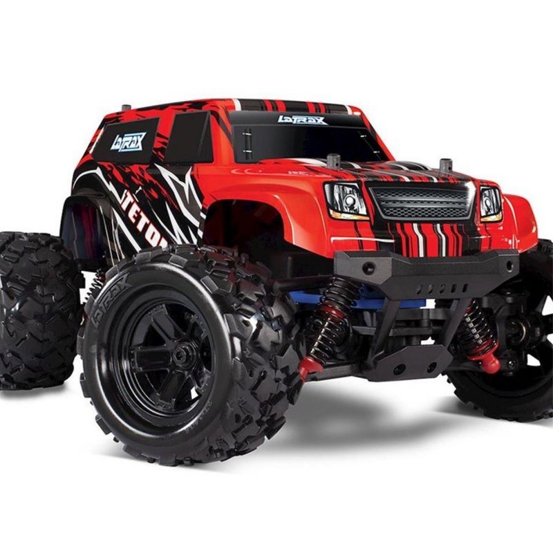 #76054-5-REDX Traxxas LaTrax Teton 1/18 4WD RTR Monster Truck (Red) w/2.4GHz Radio, Battery &amp; AC Charger