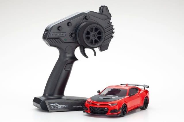 Kyosho MR-03 Mini-Z RWD ReadySet w/ Camaro ZL1 (Red Hot) &amp; KT-531P 2.4GHz Transmitter #32339R