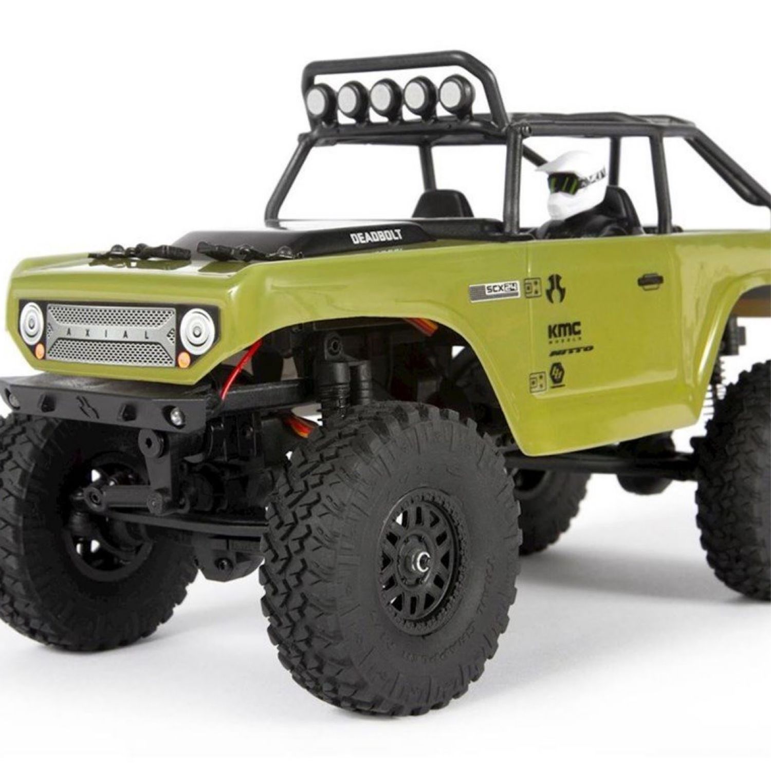 #AXI90081T2 Axial SCX24 Deadbolt 1/24 RTR Scale Mini Crawler (Green) w/2.4GHz Radio