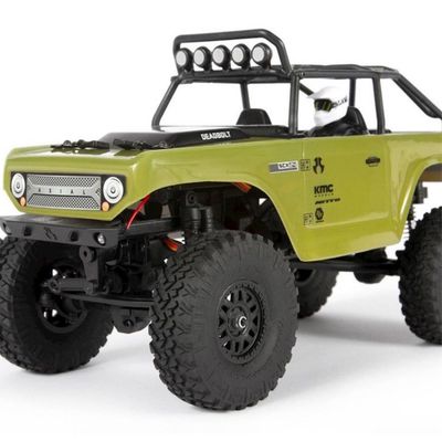 #AXI90081T2 Axial SCX24 Deadbolt 1/24 RTR Scale Mini Crawler (Green) w/2.4GHz Radio