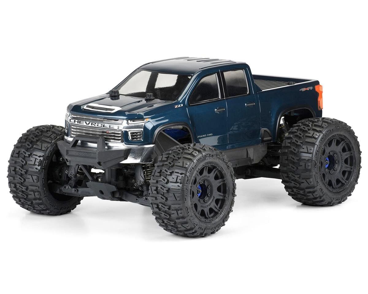#3582-00 Pro-Line 2021 Chevy Silverado 2500 HD Monster Truck Body (Clear) (Maxx)