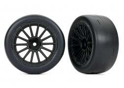 #9375 Traxxas Sticky 2.0" Response Pre-Mounted Tires w/Multi-Spoke Wheels (Black) (2) (Rear)