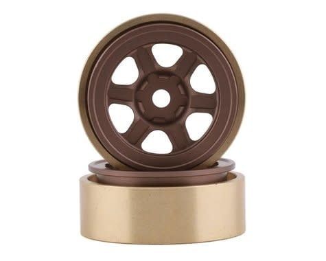 #SSD00440 SSD RC SCX24 1.0” Aluminum/Brass Challenger Wheels (Bronze) (2)
