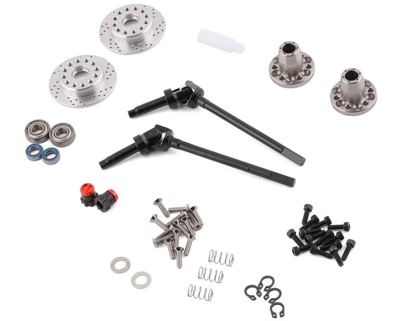 #SSD00500 SSD RC SCX10 II/Enduro Manual Locking Hub Kit