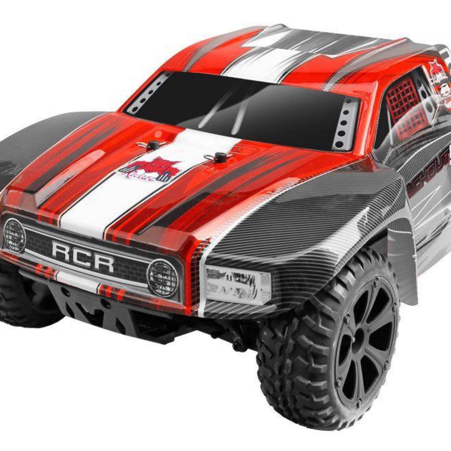 #RER07115 Redcat Racing - Blackout SC 1/10 Scale Electric Short Course Truck RTR, Red