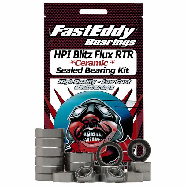 HPI Blitz Flux RTR Ceramic Rubber Sealed Bearing Kit #TFE3661