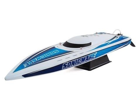 #PRB08032T1 Pro Boat Sonicwake 36" RTR Deep-V Brushless Boat (White) w/Spektrum STX2 2.4GHz Radio