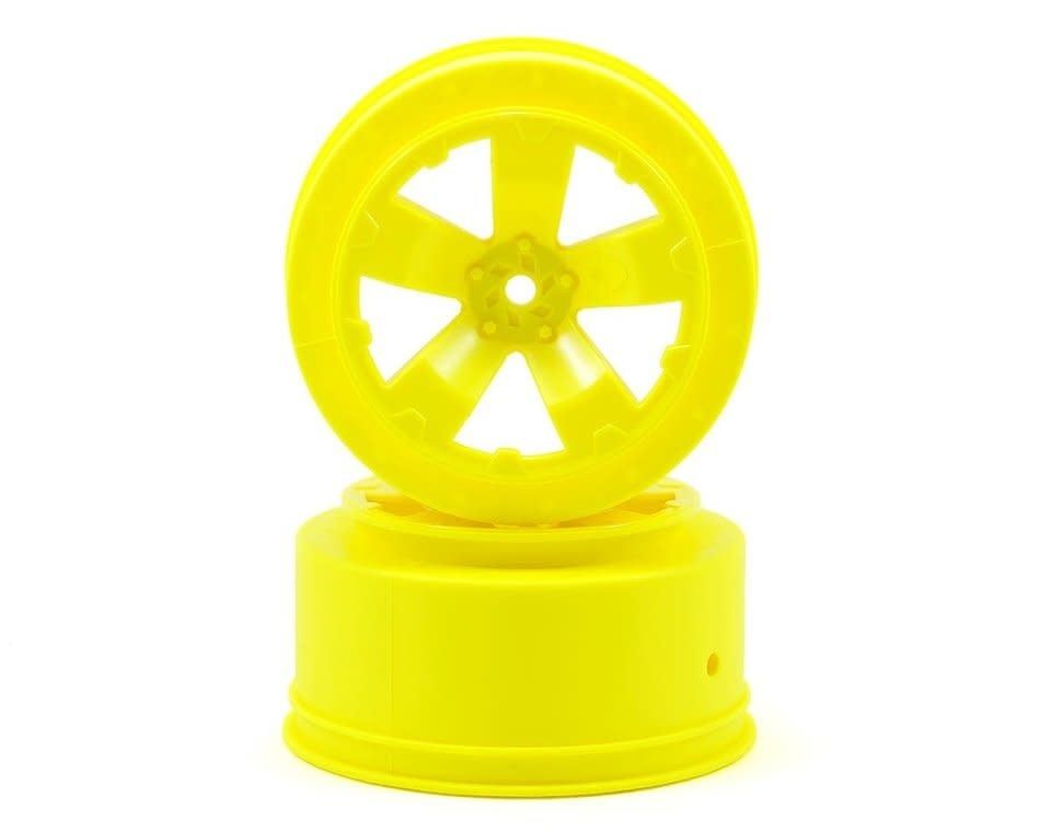 Avid RC Sabertooth Short Course Wheels w/3mm Offset (Yellow) (2) (SC5M) w/12mm Hex #AV1100-Y