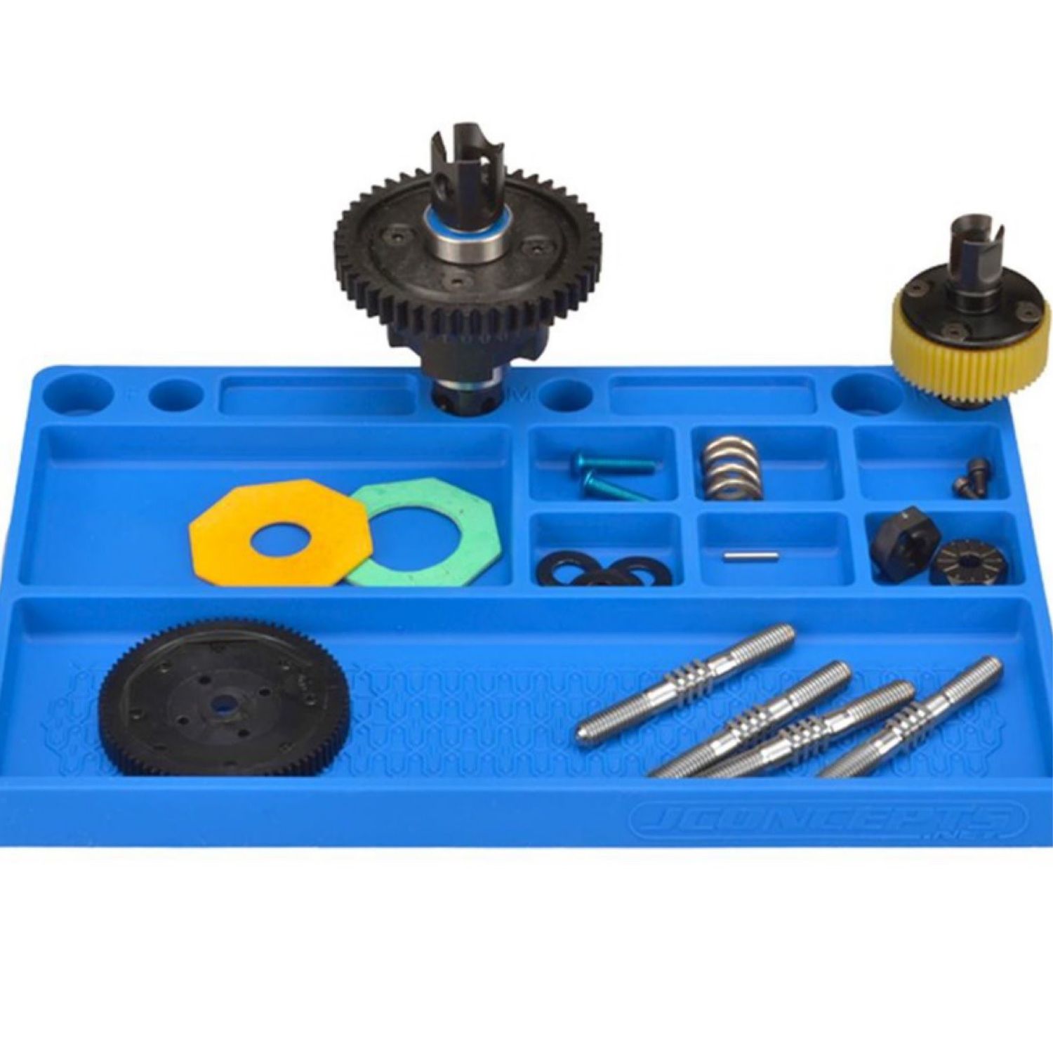 #2550-1 JConcepts Rubber Parts Tray (Blue)