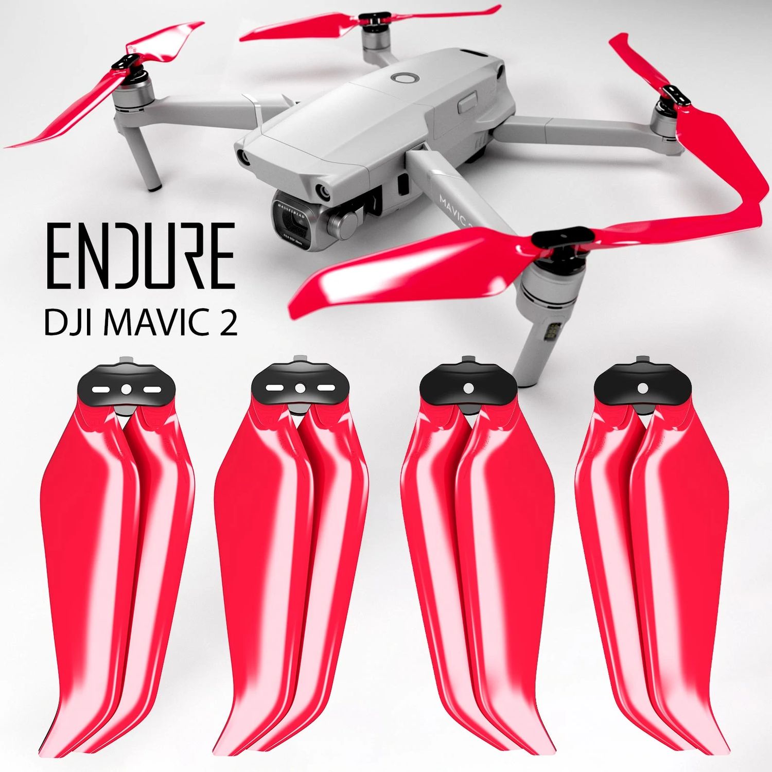 Master Airscrew DJI Mavic 2 ENDURE Propellers (Red) (4) #MAM2N8949FR4