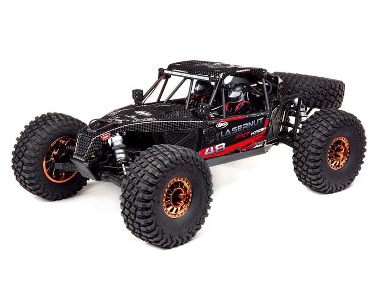 #LOS03028T2  Losi Lasernut U4 1/10 4WD Brushless RTR Rock Racer (Black) w/2.4GHz Radio &amp; Smart ESC