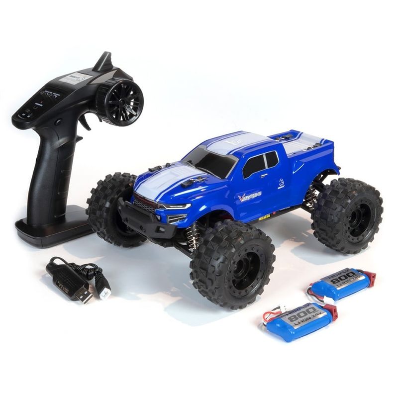 #RER13649  Redcat Volcano-16 1/16 4WD Brushed RTR Truck (Blue) w/2.4GHz Radio