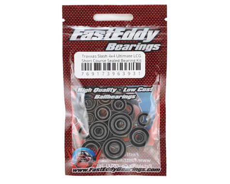 #TFE2250 FastEddy Traxxas Slash 4x4 Ultimate LCG Short Course Bearing Kit