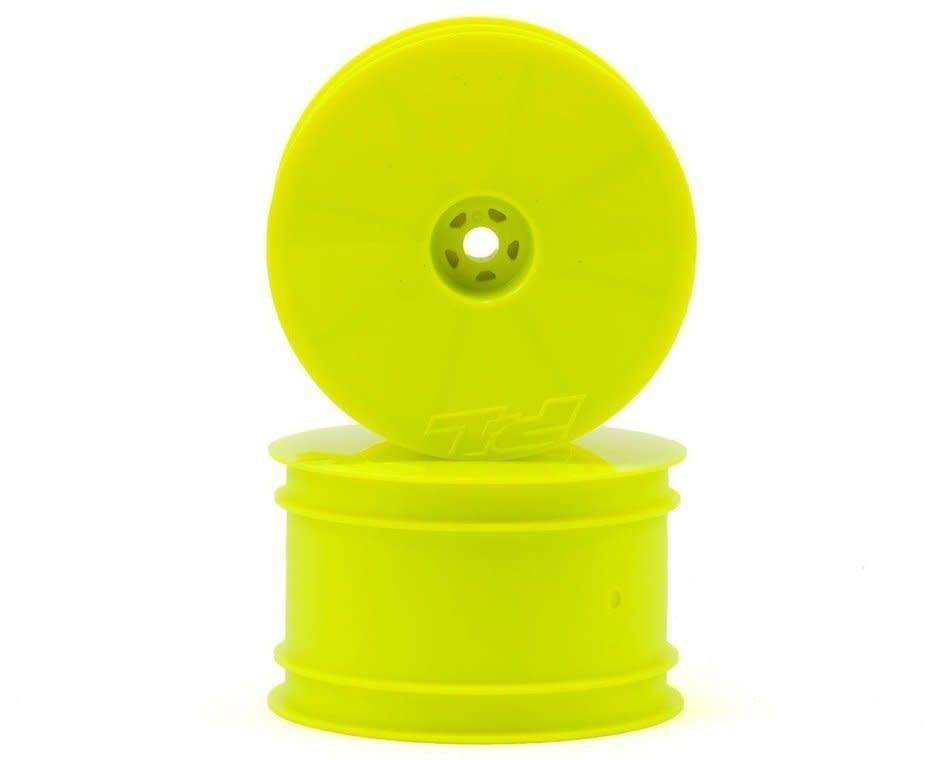 Pro-Line Velocity 2.2" Rear Wheels (2) (B6/22/RB6/ZX6) (Yellow) w/12mm Hex #2736-02