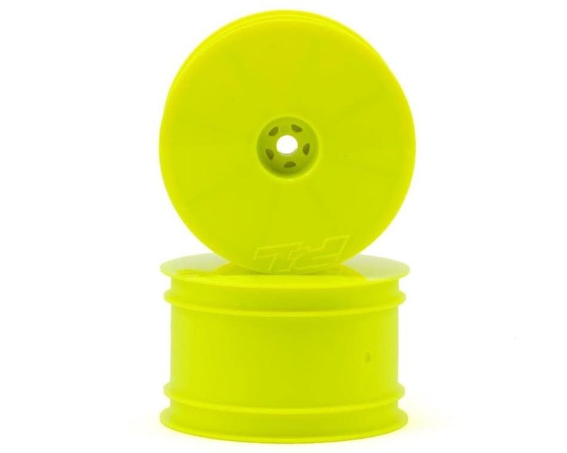Pro-Line Velocity 2.2" Rear Wheels (2) (B6/22/RB6/ZX6) (Yellow) w/12mm Hex #2736-02