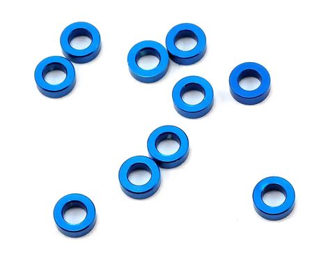 Team Associated 5.5x2.0mm Aluminum Ball Stud Washer (Blue) (10) #31383
