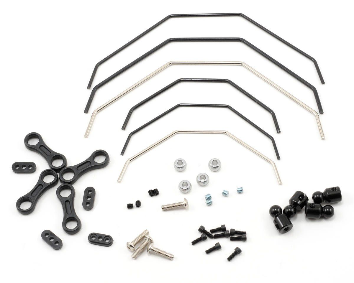 #LOSB2222 Losi Front &amp; Rear Sway Bar Kit (Ten-T)