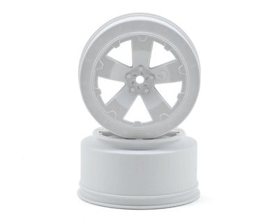 Avid RC 12mm Hex "Sabertooth" Short Course Wheels (White) (2) (22SCT/TEN-SCTE) #AV1101-W