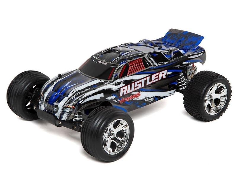 Traxxas Rustler 1/10 RTR 2WD Electric Stadium Truck (Blue) w/XL-5 ESC &amp; TQ 2.4GHz Radio #37054-4-BLUE
