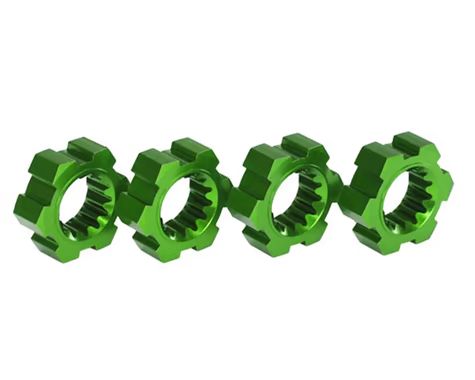 Traxxas X-Maxx Aluminum Wheel Hex Hub (Green) (4) #7756G
