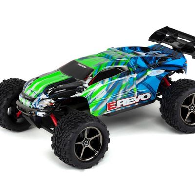 Traxxas E-Revo 1/16 4WD Brushed RTR Truck (Green) w/2.4GHz Radio, Titan 550 &amp; Battery #71054-1-GRN