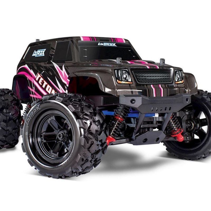 #76054-5-PINK  Traxxas LaTrax Teton 1/18 4WD RTR Monster Truck (Pink) w/2.4GHz Radio, Battery &amp; AC Charger