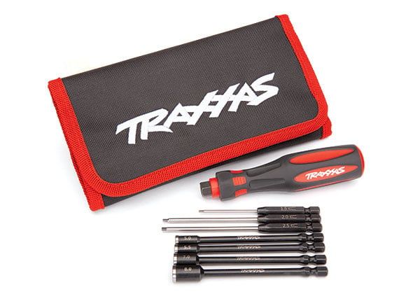 #8712 Traxxas 7-Piece Metric Hex &amp; Nut Driver Essentials Set w/Carrying Case