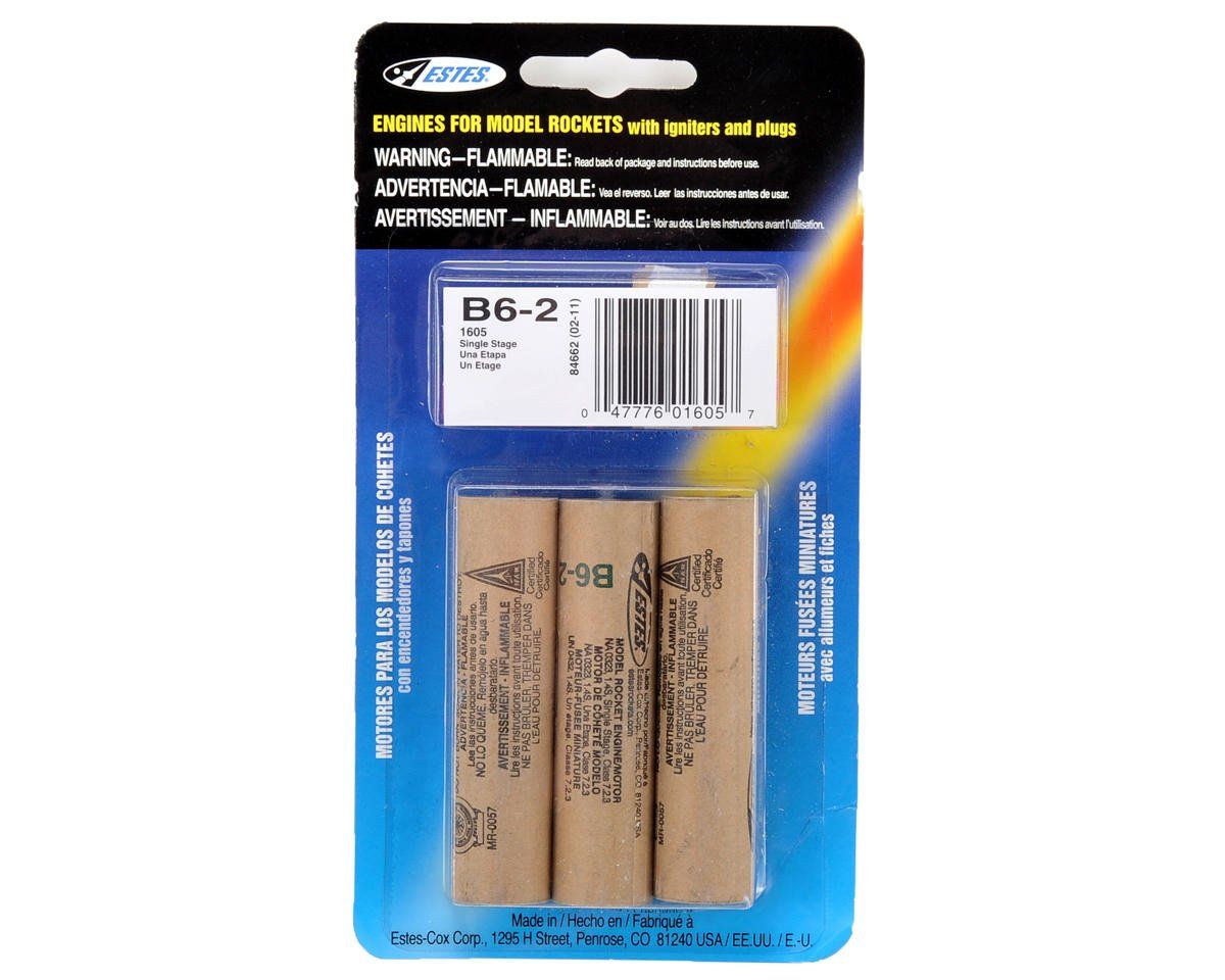 Estes B6-2 Rocket Engine (3) #1605