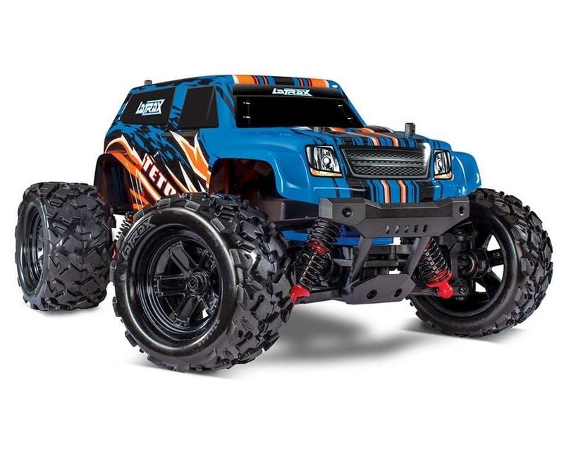 #76054-5-BLUEX Traxxas LaTrax Teton 1/18 4WD RTR Monster Truck (Blue) w/2.4GHz Radio, Battery &amp; AC Charger