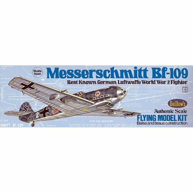 #505 Guillow's Messerschmitt BF-109 Flying Model Kit