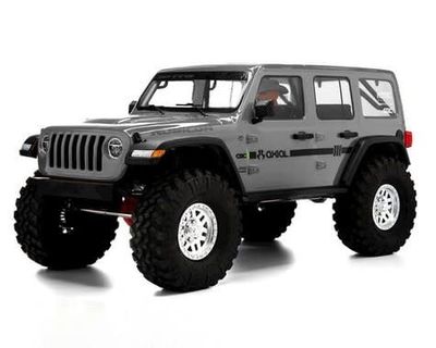 Summer Sale #AXI03003T1 Axial SCX10 III "Jeep JLU Wrangler" RTR 4WD Rock Crawler (Grey) w/Portals &amp; DX3 2.4GHz Radio