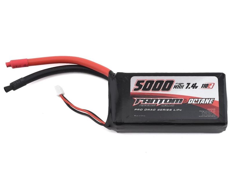 #FAN26259  Fantom OCTANE Pro Drag 2S LiPo 110C Battery (7.4V/5000mAh)
