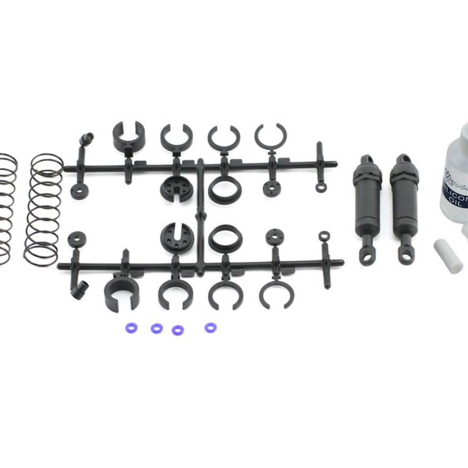 #3760 Traxxas Ultra Shocks (Long) (Black) (2)